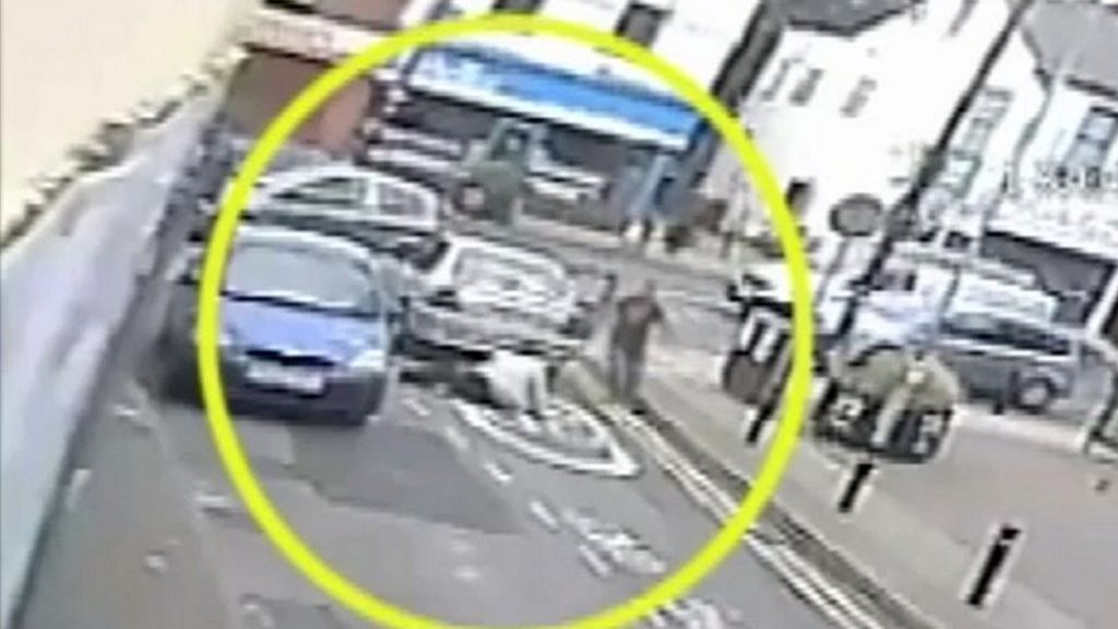 Manchester hit-and-run: Footage shows woman struck by car