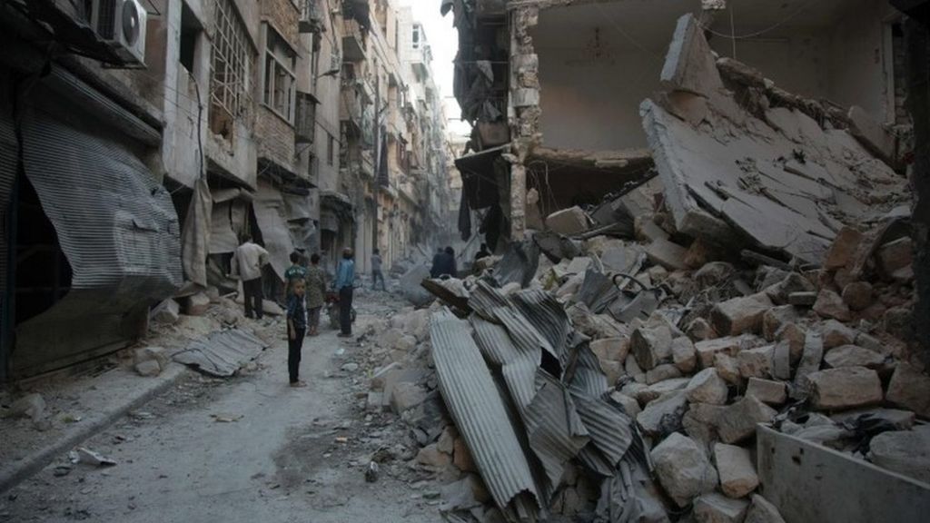 'Aleppo bombing resumed without warning' BBC News