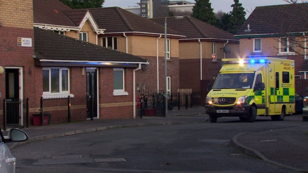 West Belfast: Woman in her 60s dies after fire in flat - BBC News