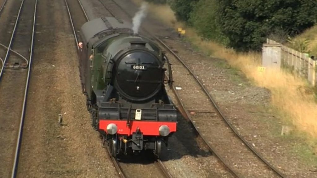 Flying Scotsman arrives sharply in focus for fan after eye operation