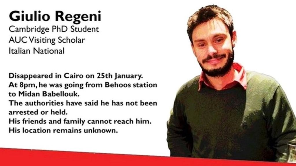Egypt arrests in Italian student case