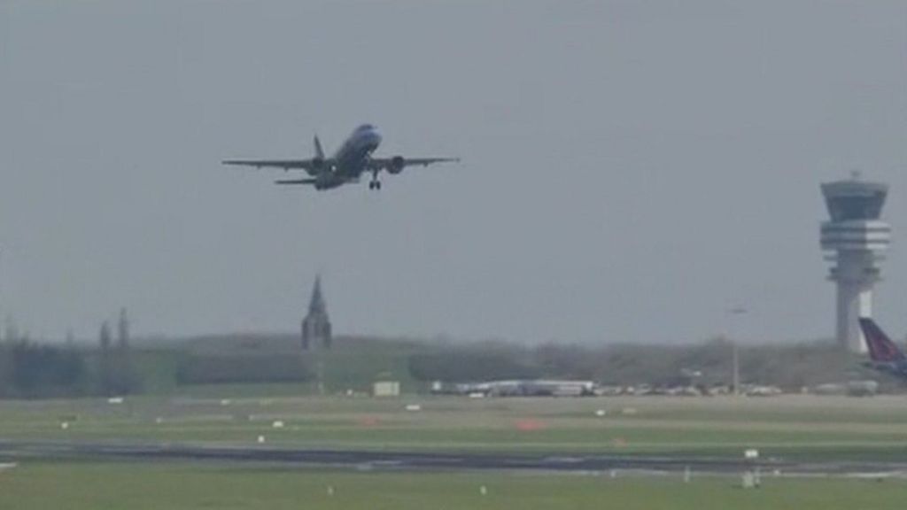 VIDEO: Moment first flight left Brussels airport