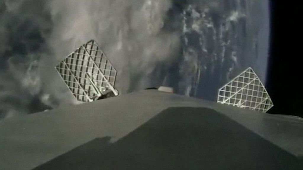 VIDEO: Onboard camera captures rocket landing