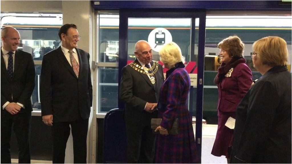 Duchess of Cornwall unveils tribute to Sir Daniel Gooch