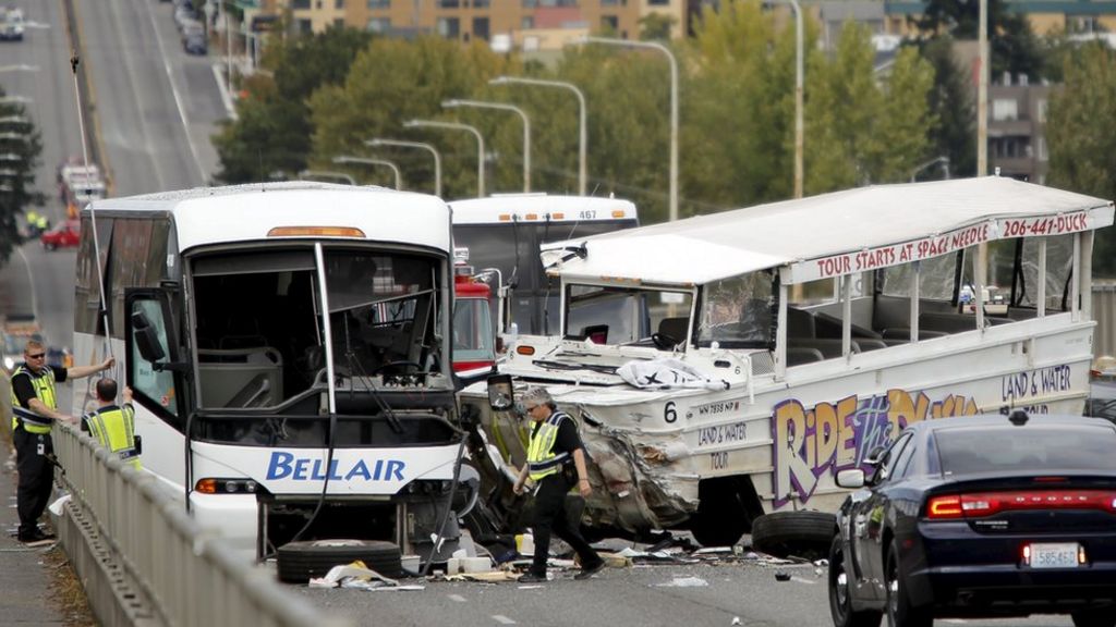Four students die in Seattle bus crash