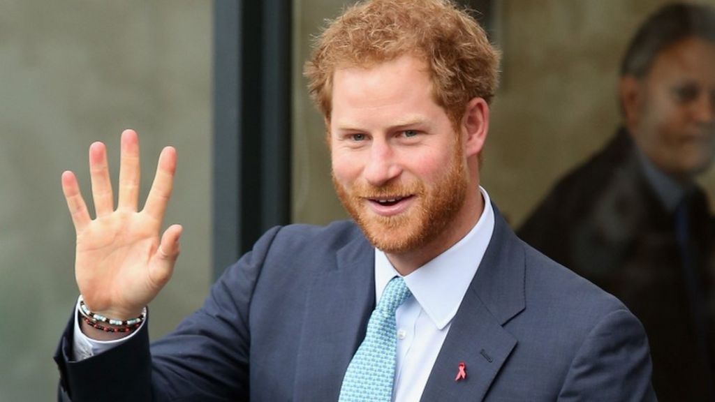 Harry visits Diana-backed HIV hospital