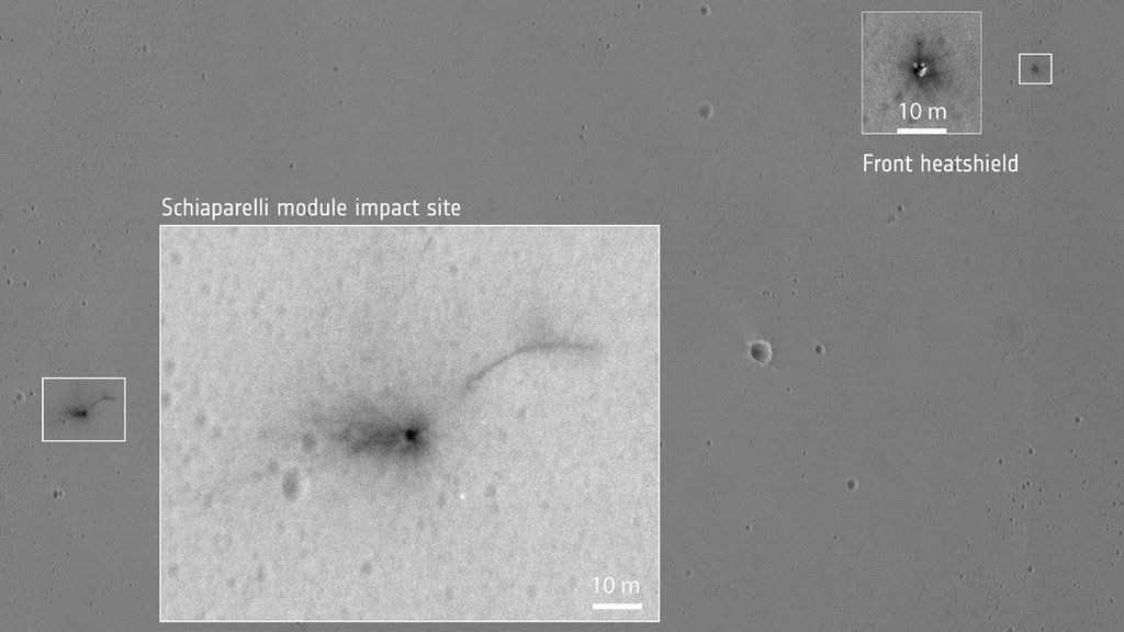 Images reveal crashed Mars lander