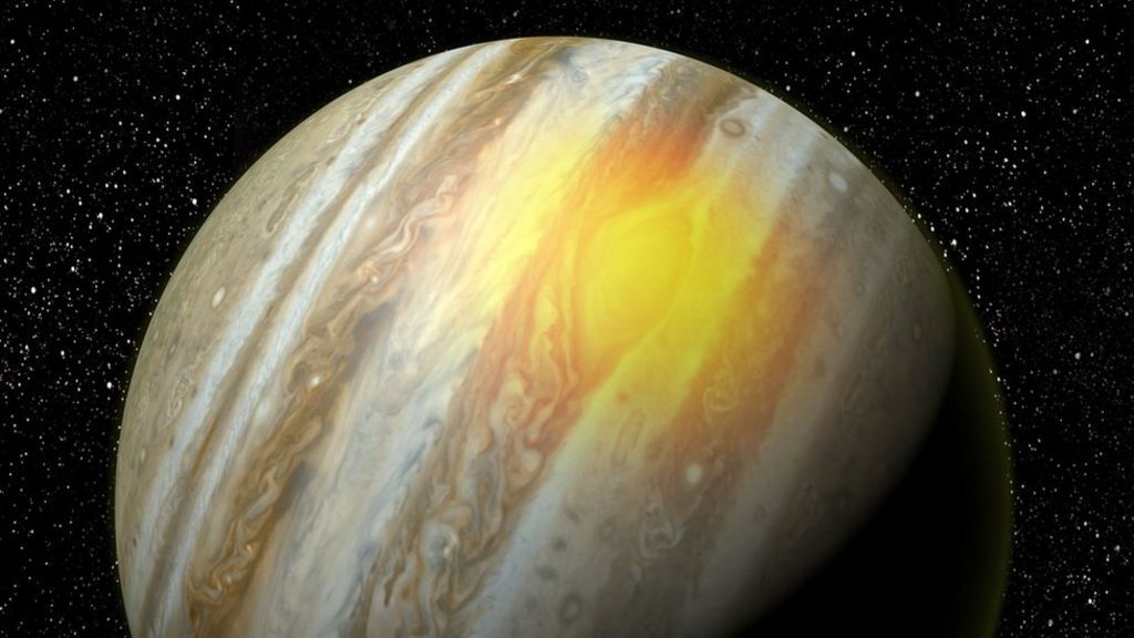 Jupiter's Great Red Spot 'roars with heat'