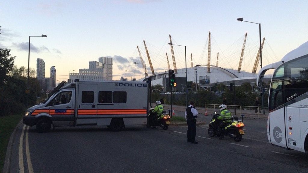 Tube train device controlled explosion at North Greenwich