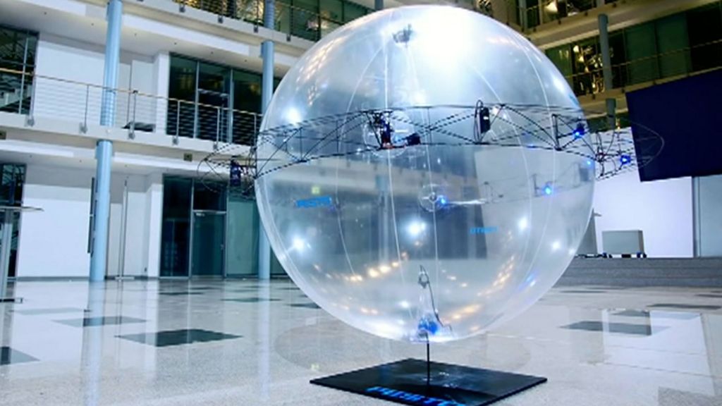 VIDEO: The sphere drone that can deliver water