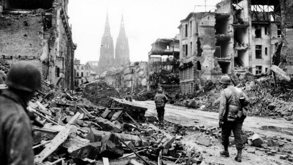 Bomber Command Maps Reveal Extent Of German Destruction BBC News