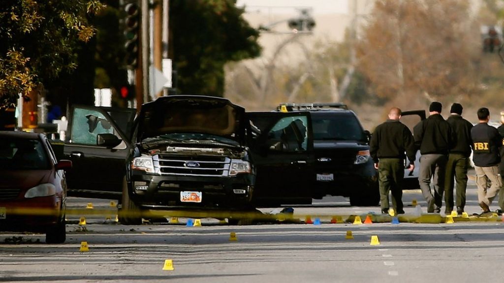 Explosives at California attackers' home