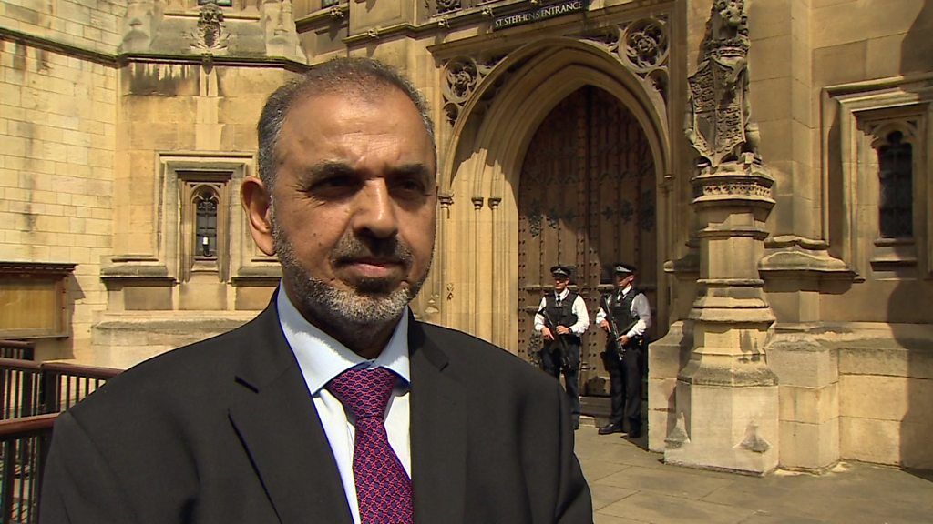 Lord Ahmed 'frightened' by white powder hate mail