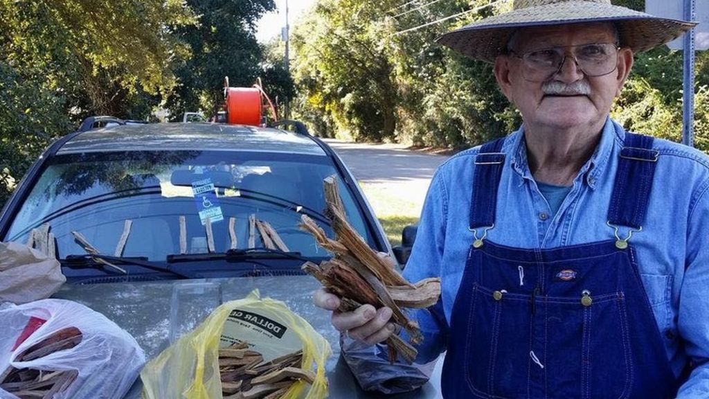 Wood-selling US man, 80, inspires thousands