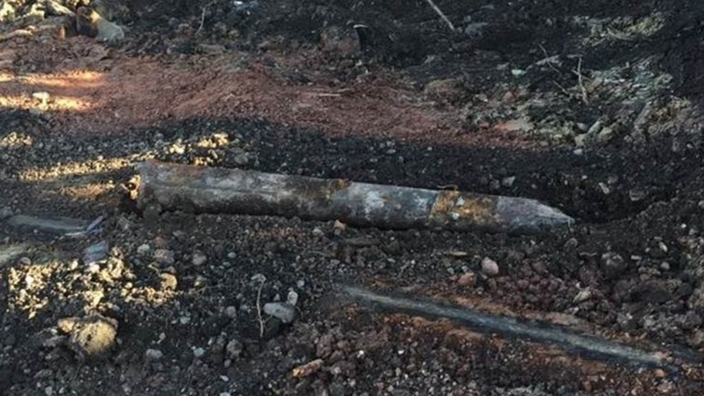 WW2 bomb on Newport rail line is 'not ammunition'
