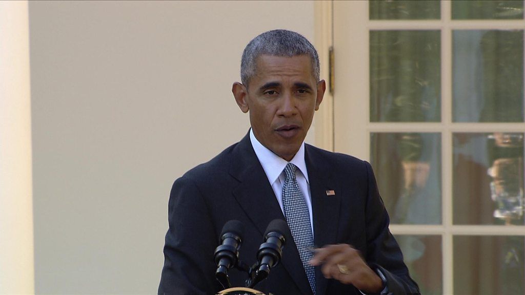 'Stop whining' - Obama blasts Trump vote-rigging claim