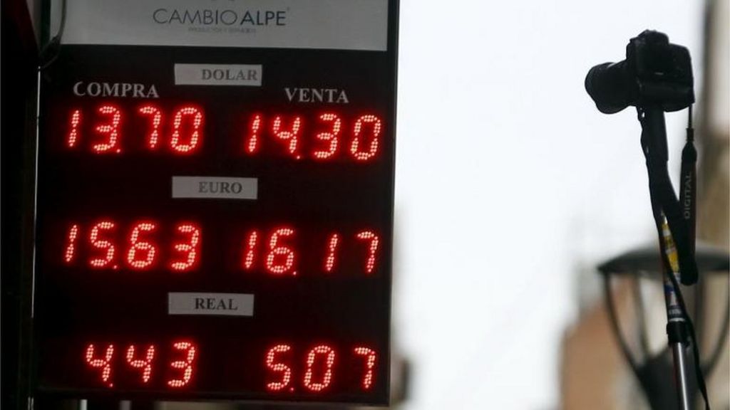Argentina's peso dives as controls end