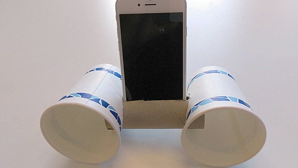 VIDEO: Making phone speakers from paper cups