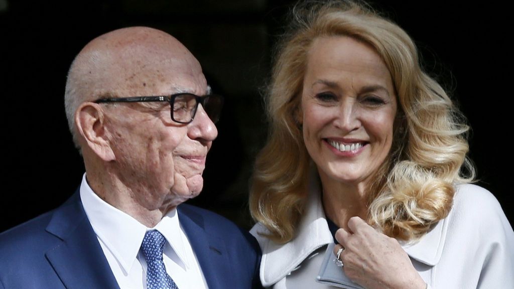 Rupert Murdoch and Jerry Hall marry