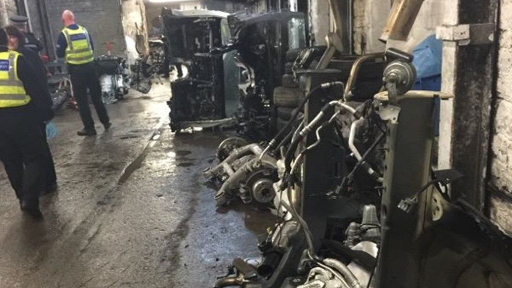 Police seize stolen parts worth £400k