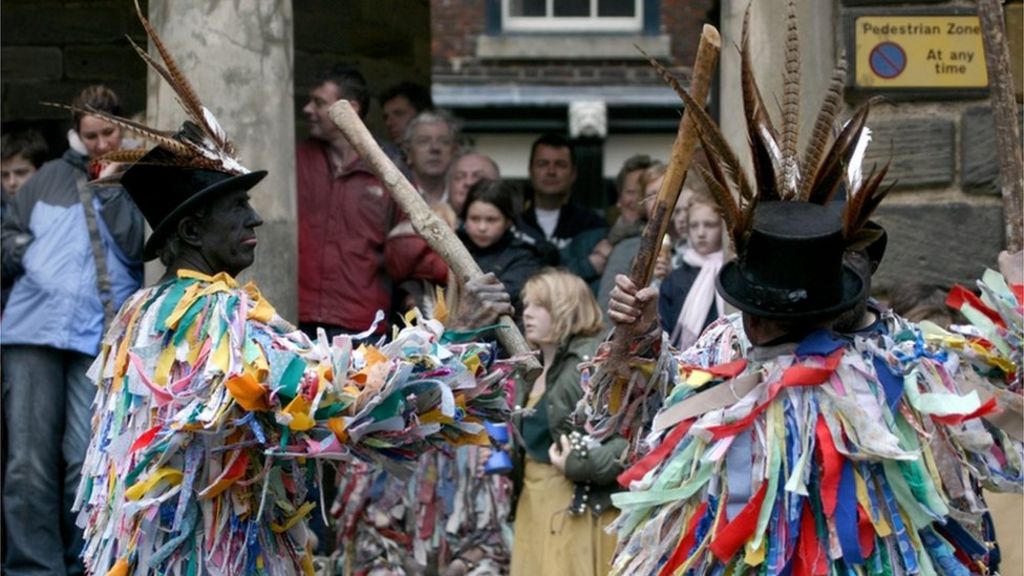 Abuse probe over black face-paint Morris dancers
