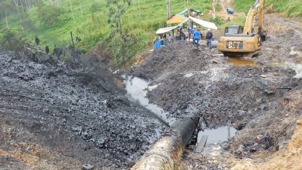 Peru oil spill pollutes Amazon rivers