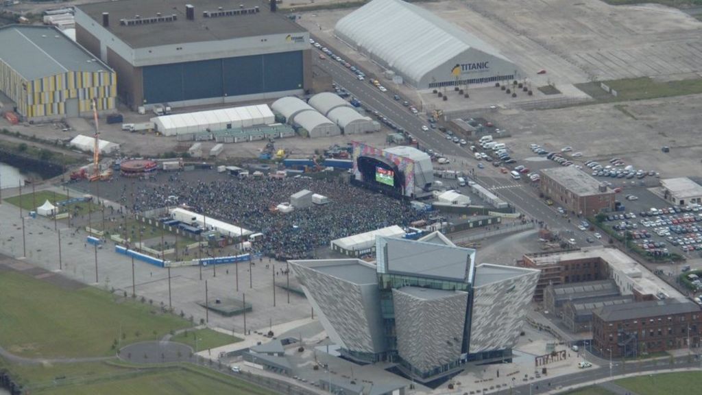 Euro 2016 Boucher playing fields is new Belfast fanzone BBC News