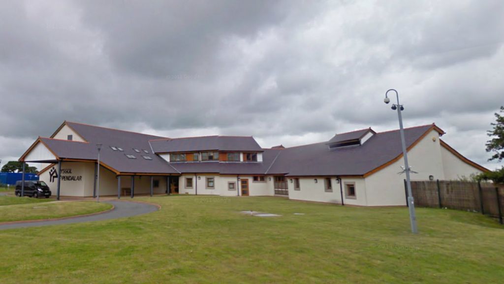 Staff member suspended from Ysgol Pendalar special school BBC News