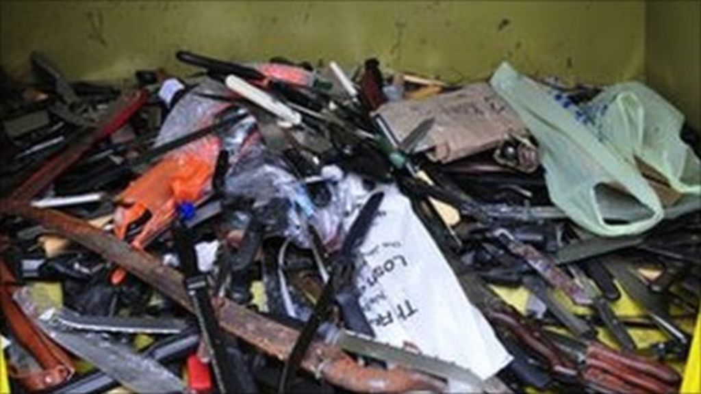Bin a Blade amnesty collects 4,300 knives in Suffolk BBC News
