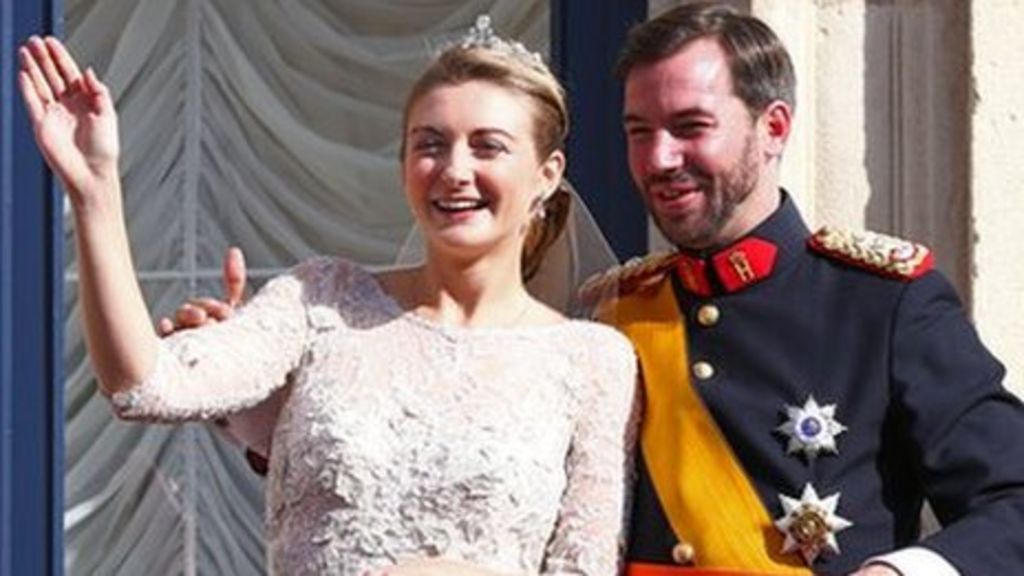 Luxembourg Royal Wedding Crown Prince Guillaume Weds Bbc News 2403