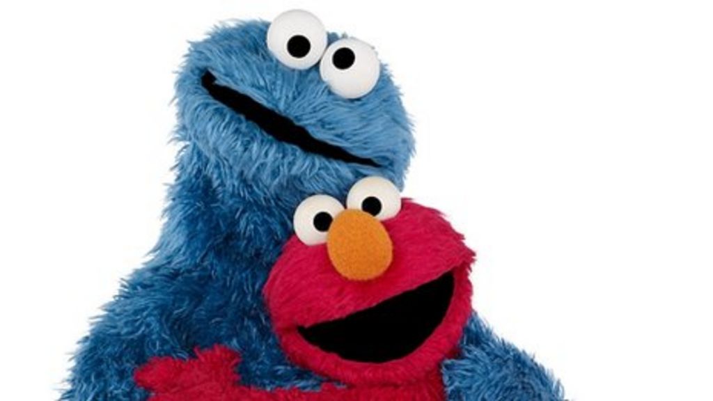 elmo and cookie monster x eyes