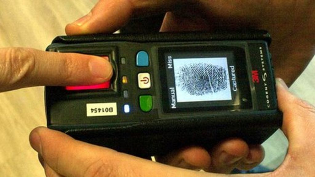 Police in Aberdeen trial new fingerprint scanner BBC News