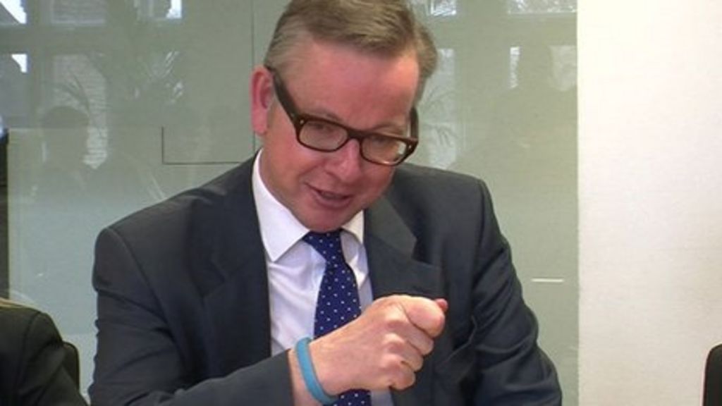 Education secretary Michael Gove performs 'Wham Rap!'