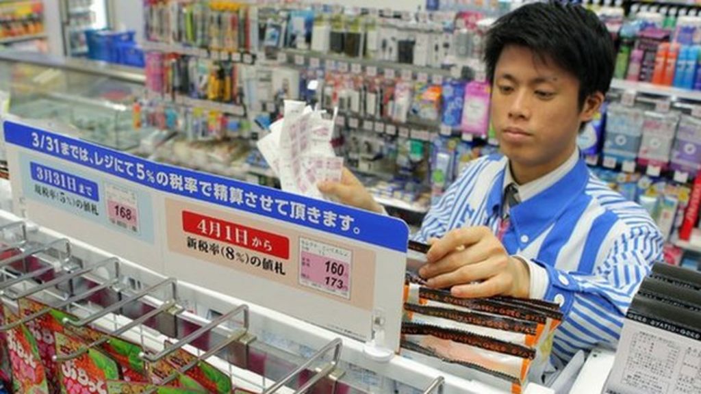 Japan raises sales tax for first time in 17 years BBC News