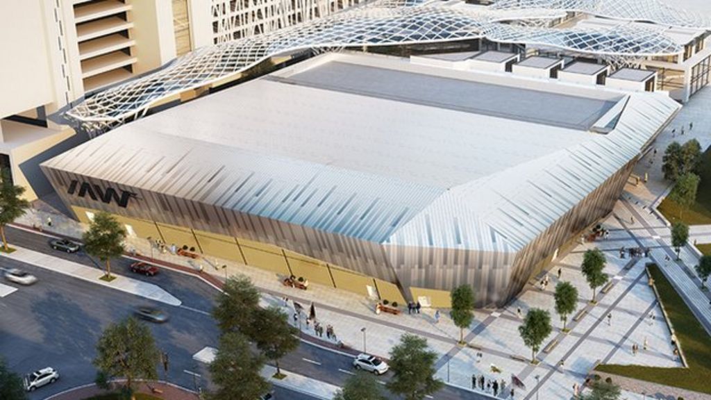 Work starts on £16m Cardiff ice rink ahead of 2015 opening BBC News