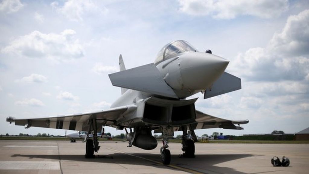 Commemorative D Day Eurofighter Typhoon Unveiled At Raf Coningsby Bbc