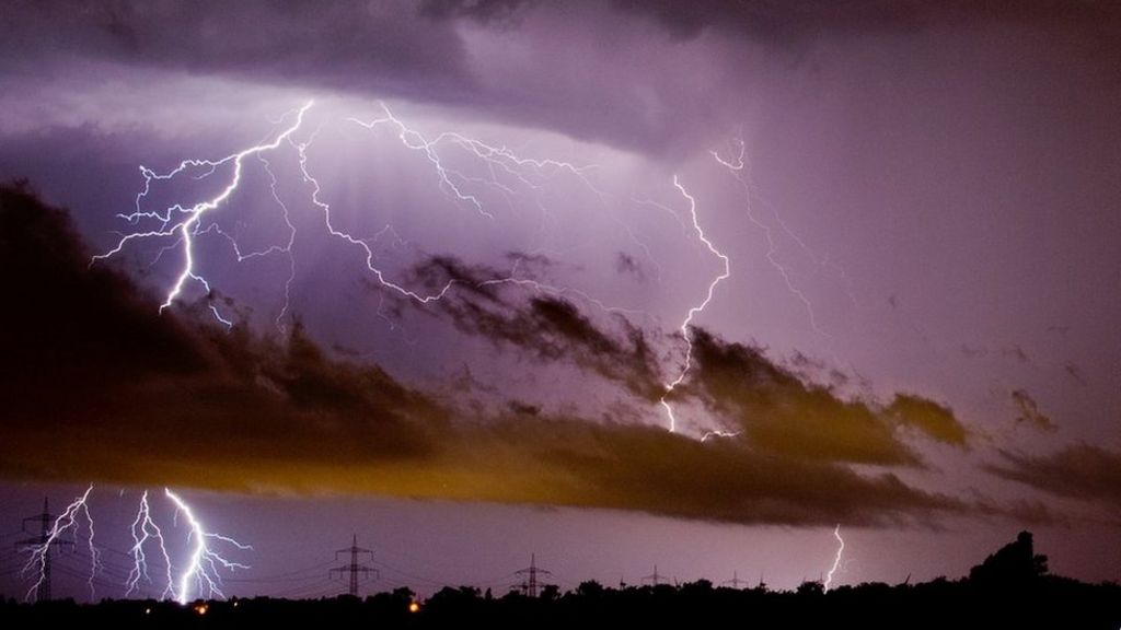 In pictures Storms batter Germany BBC News