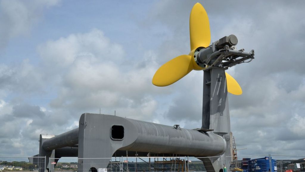 Tidal power generator unveiling hailed as landmark BBC News