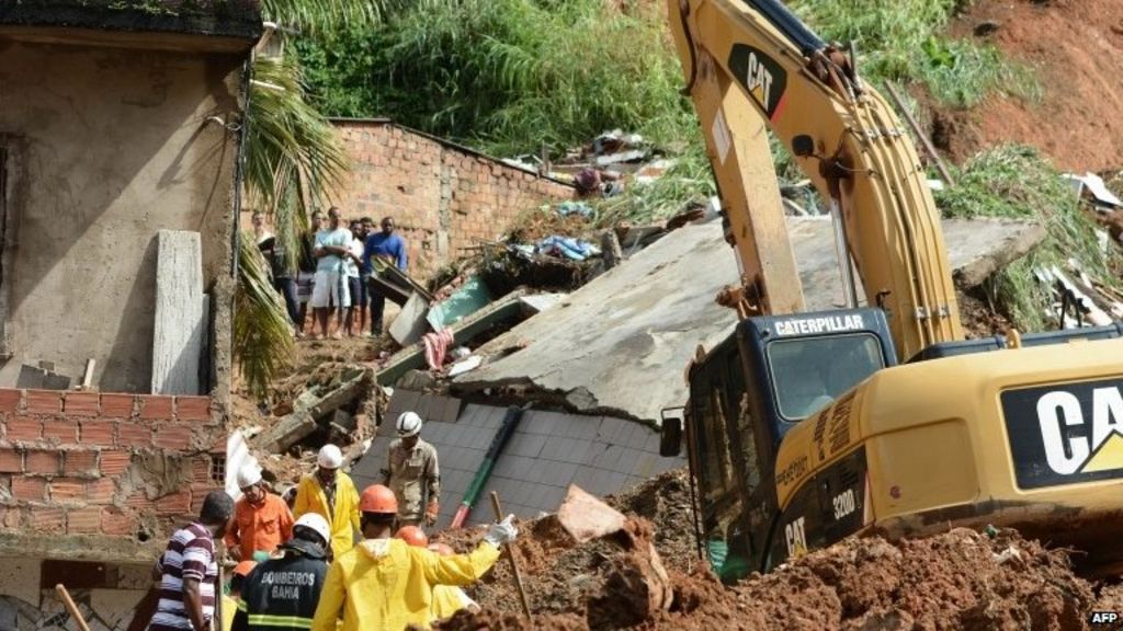 Deadly landslide hits Salvador in northeast Brazil BBC News