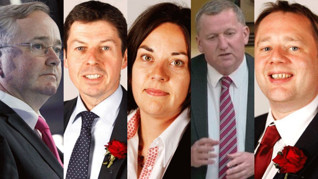 Five candidates put forward names for Scottish Labour leader posts