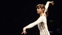 Nadia Comaneci at the 1976 Montreal Olympic games