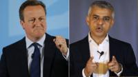 David Cameron and Sadiq Khan