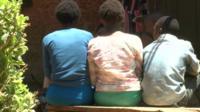 Kenyan domestic workers who have returned home