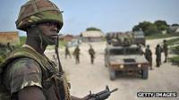 Kenyan soldier in Somalia