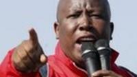 Julius Malema addresses mine workers