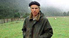 millionaire conservationist Douglas Tompkins stands on his land in Chile in this January 2000 file photo