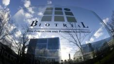 Biotrial lab in Rennes, France, 15 January 2016