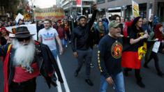 Hundreds of demonstrators gather in major cities across major cities in Australia