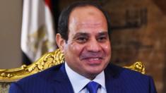 Egyptian President Abdul Fattah al-Sisi speaks to the BBC's Lyse Doucet in Cairo