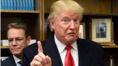 Republican presidential candidate Donald Trump files for the New Hampshire state ballot on November 4, 2015 in Concord, New Hampshire.